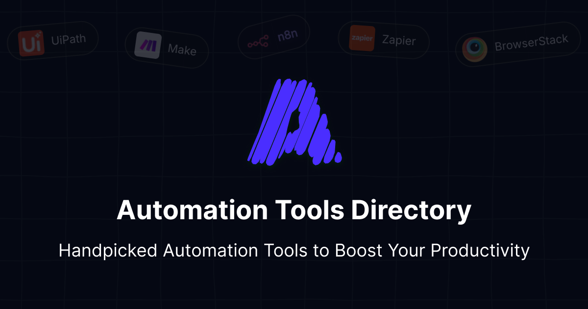 Automation Tools Directory preview